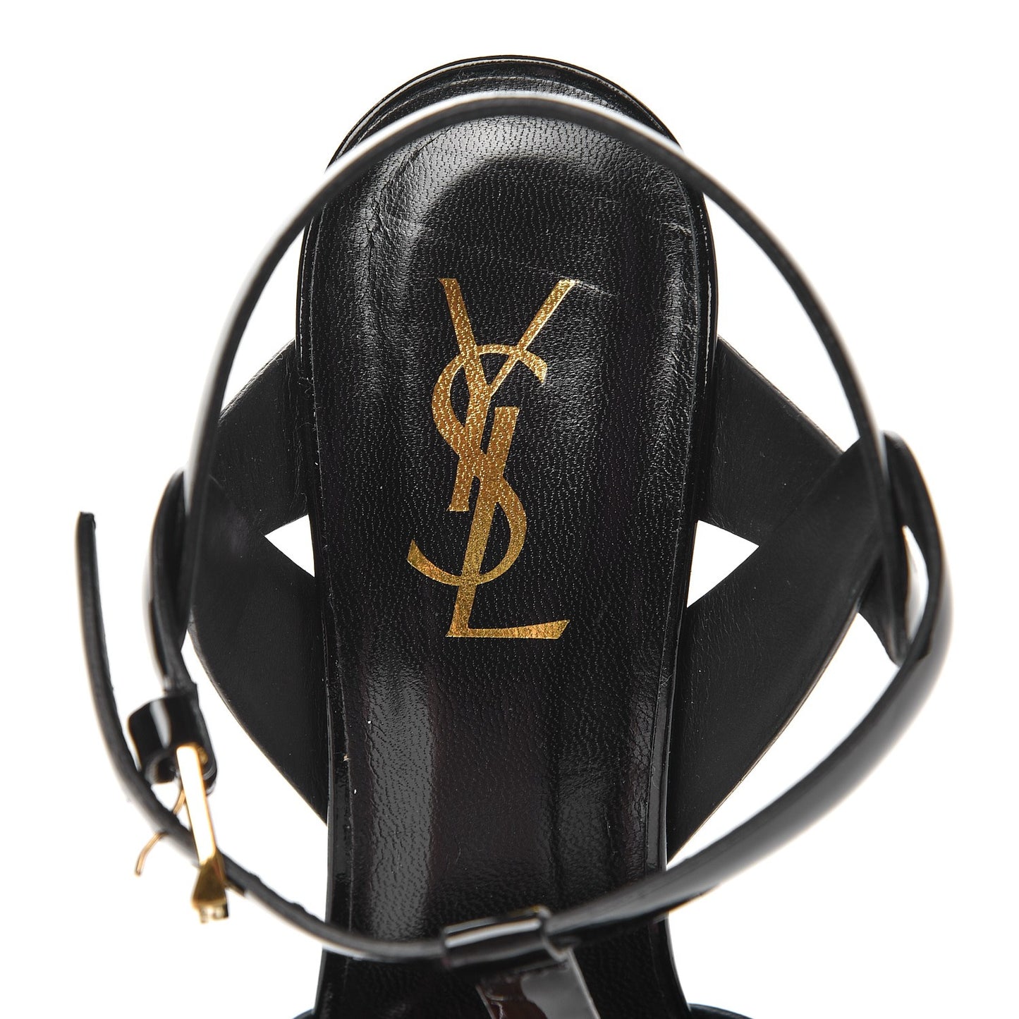 Patent Tribute 75 Platform Sandals 39.5 Black