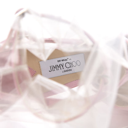 Jimmy Choo x OFF-WHITE Satin TPU Claire 100 Pumps 40 Pink 6 of 10