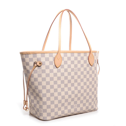 Louis Vuitton Damier Azur Neverfull MM 3 of 8
