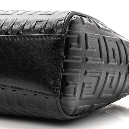 Givenchy Calfskin Logo Embossed XS Antigona 4G Black 9 of 9