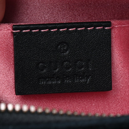 Gucci Velvet Matelasse Marquise Crystals GG Marmont Belt Bag 85 34 Black 6 of 9