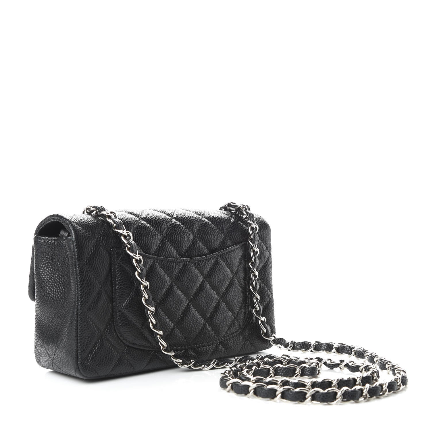 Chanel Caviar Quilted Mini Rectangular Flap Black 3 of 10