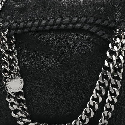 Stella McCartney Shaggy Deer Mini Falabella Fold Over Tote Black 7 of 9