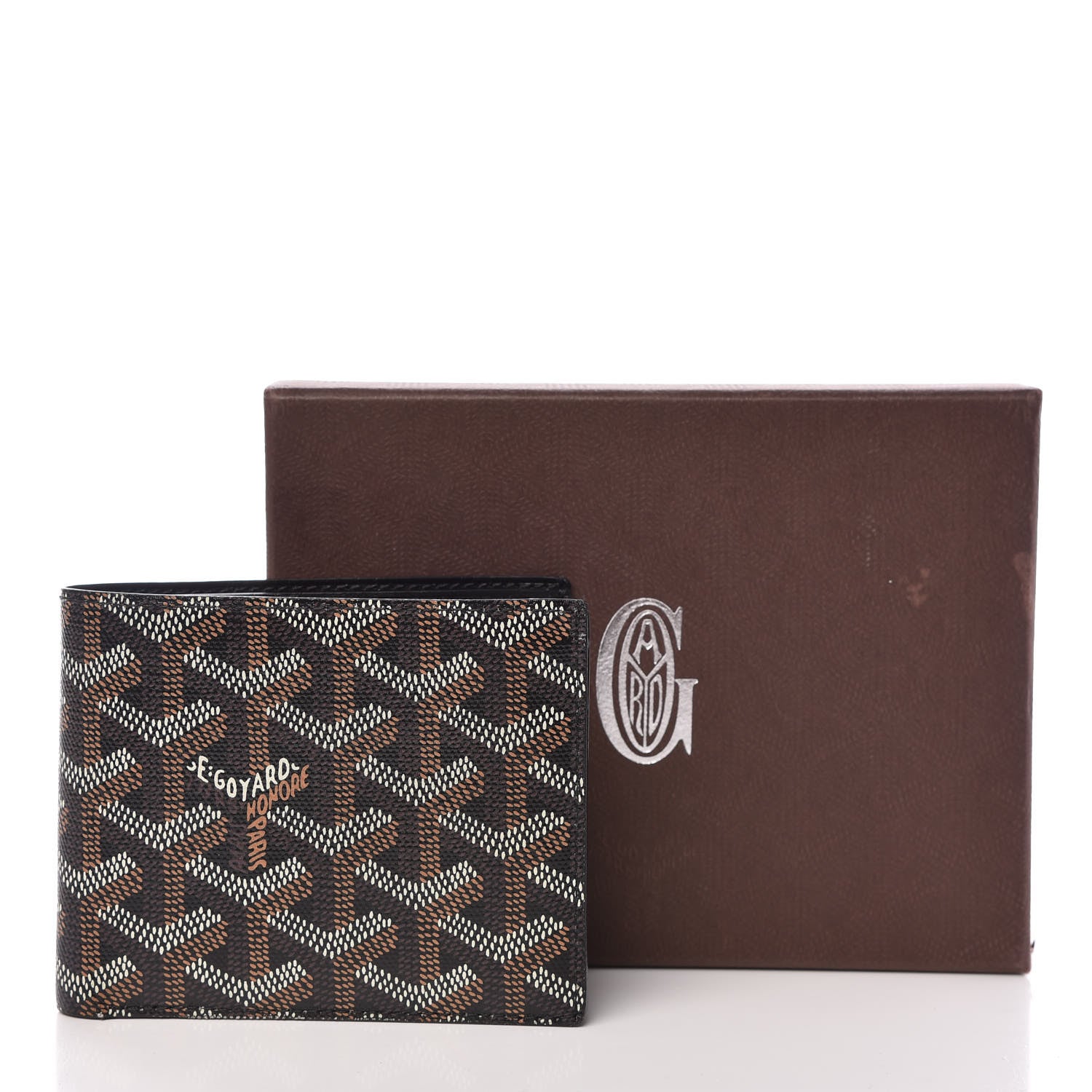 Goyard Goyardine Bi-Fold Victoire PM Wallet Black 8 of 8
