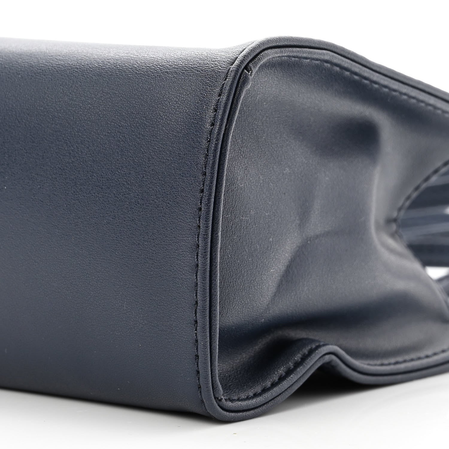 Telfar Vegan Leather Small Shopping Bag Navy 10 of 10