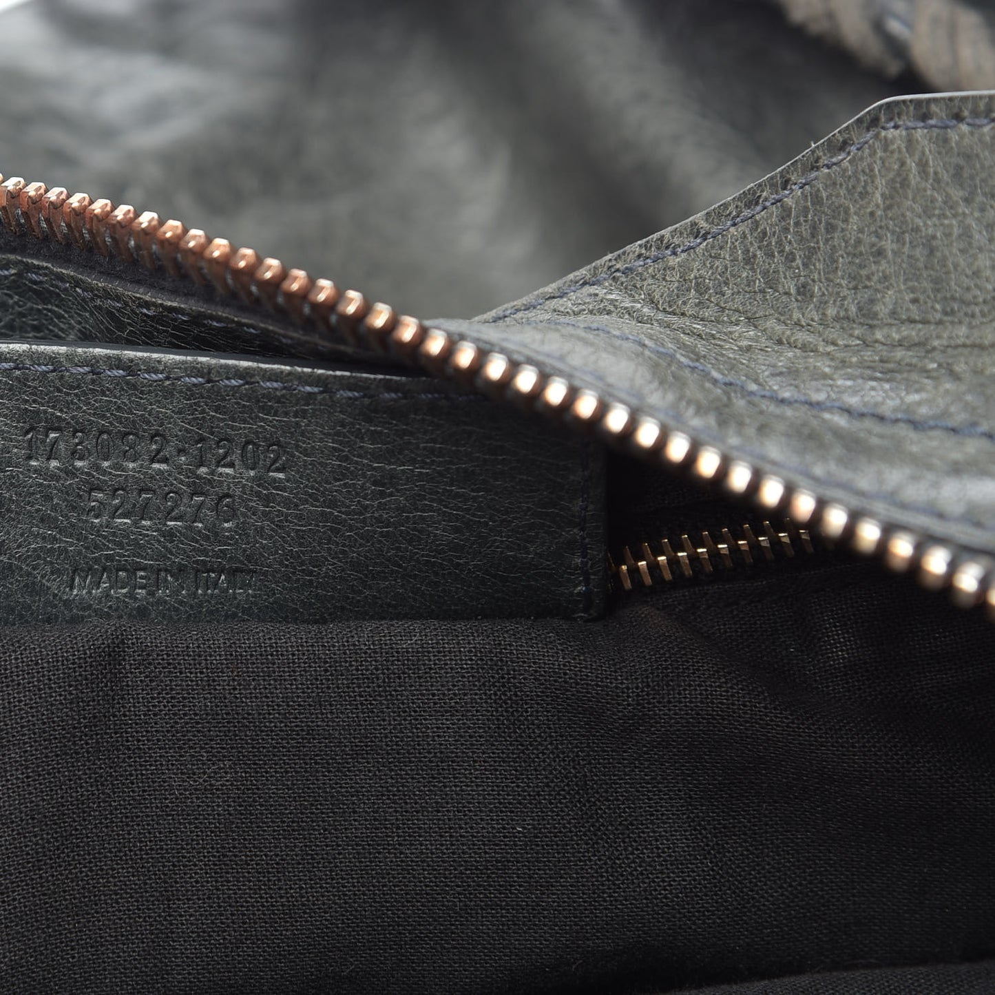 Agneau Giant 21 Rose Gold Hardware Part Time Anthracite
