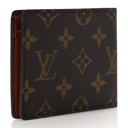 Louis Vuitton Monogram Mens Porte-Billets 3 Card Billfold Wallet 3 of 10