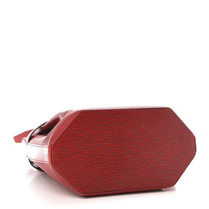 Louis Vuitton Epi Sac D'Epaule GM Castillan Red 5 of 11