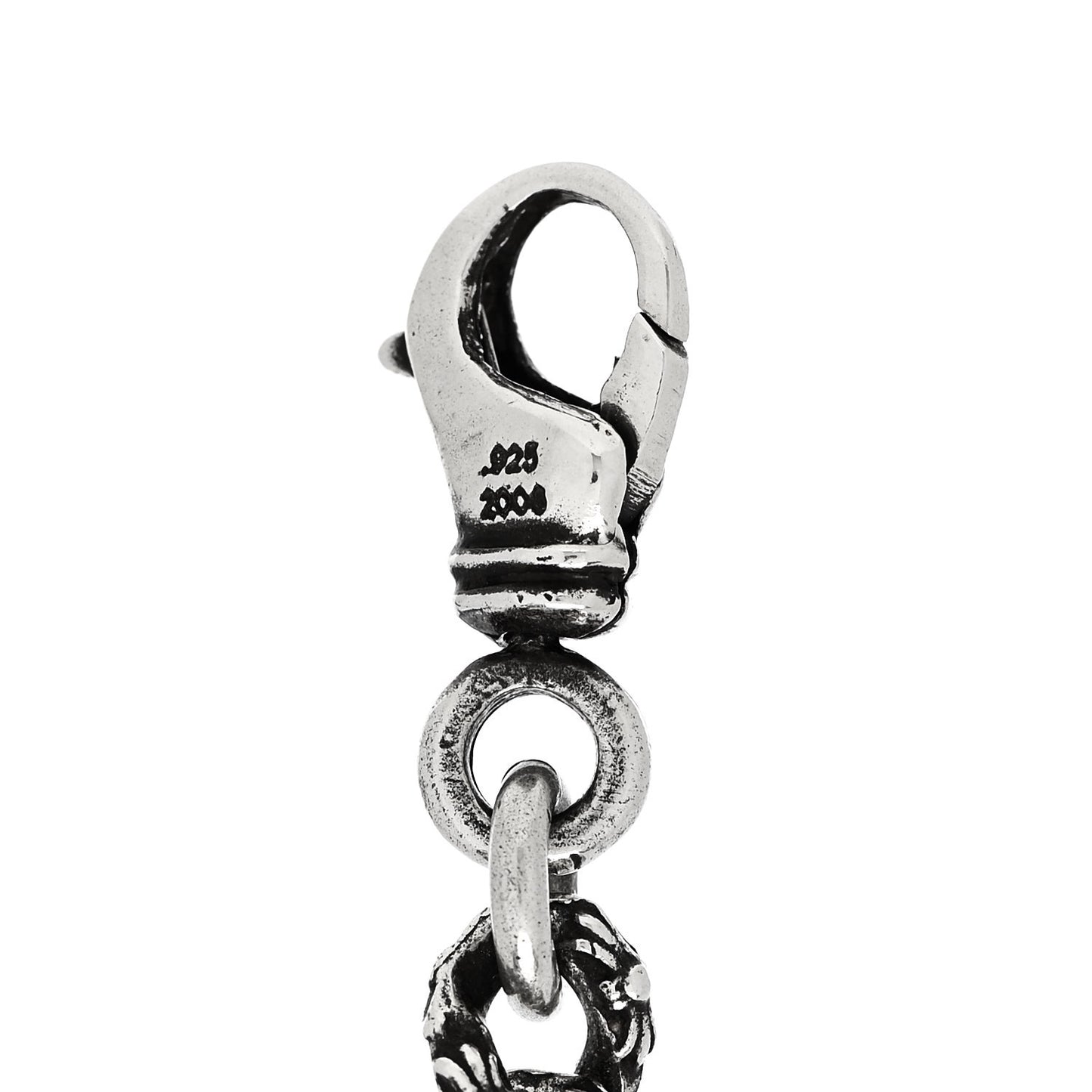 Sterling Silver Mini Extra Fancy Link Bracelet