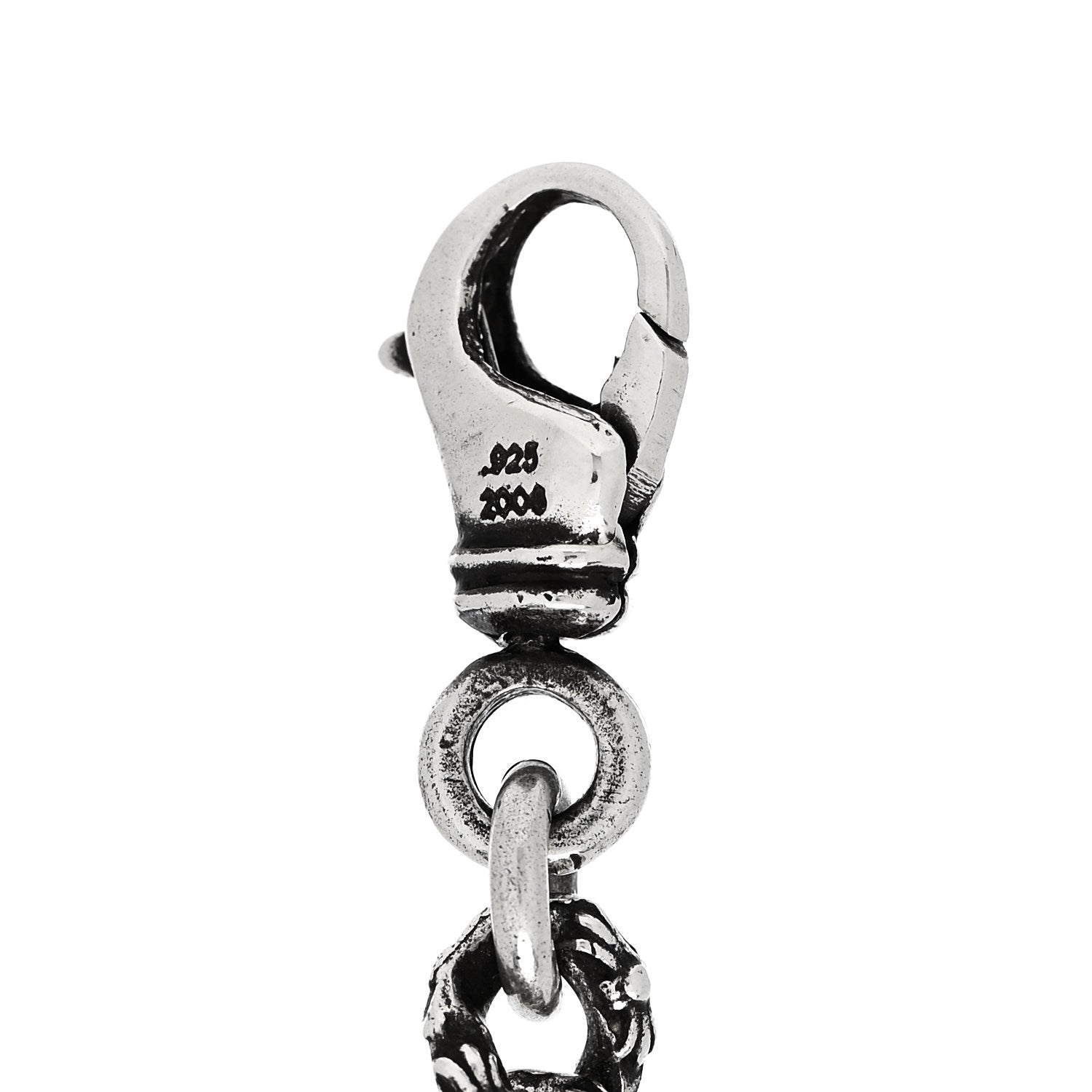 Chrome Hearts Sterling Silver Mini Extra Fancy Link Bracelet 4 of 4