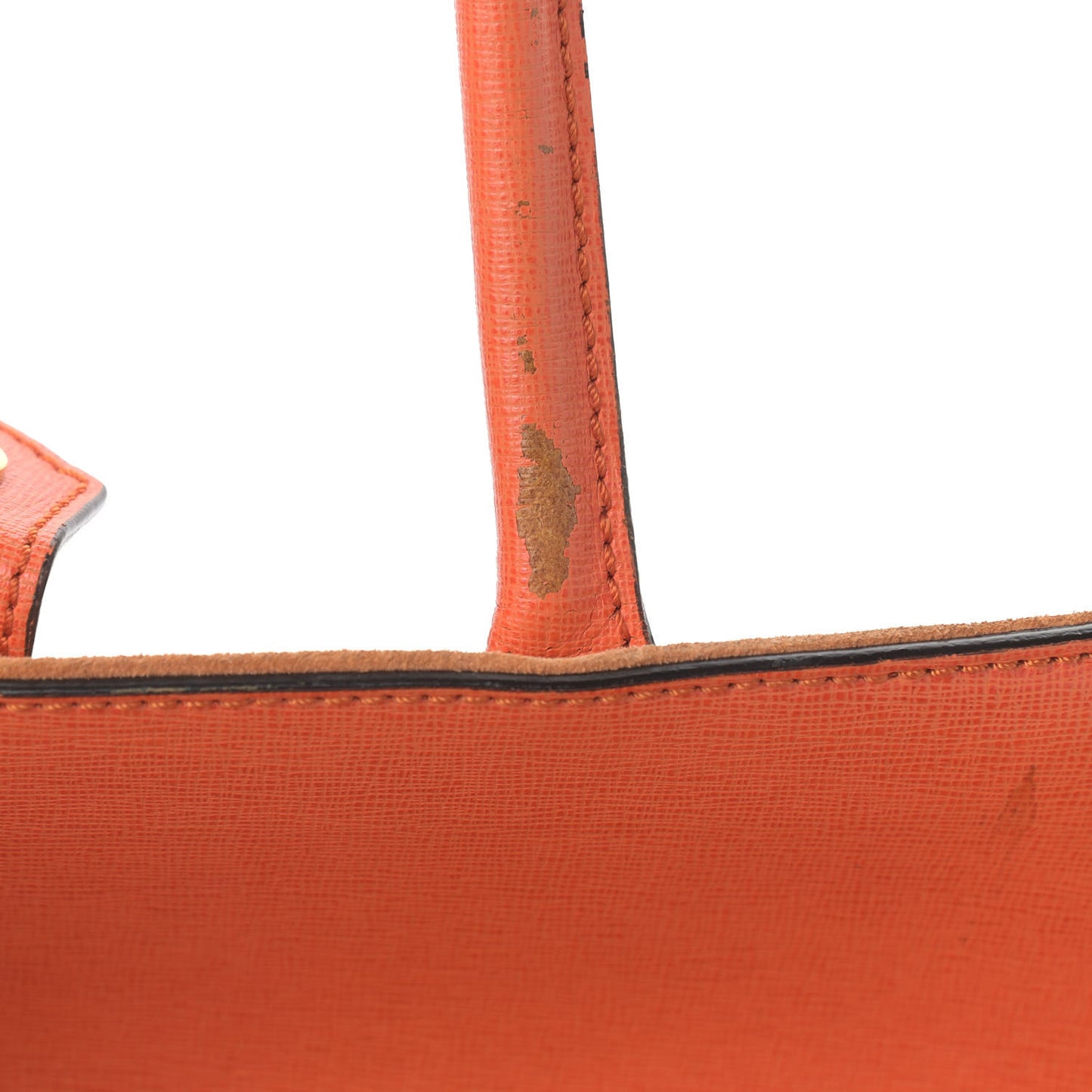 Vitello Elite Regular 2Jours Tote Arancio
