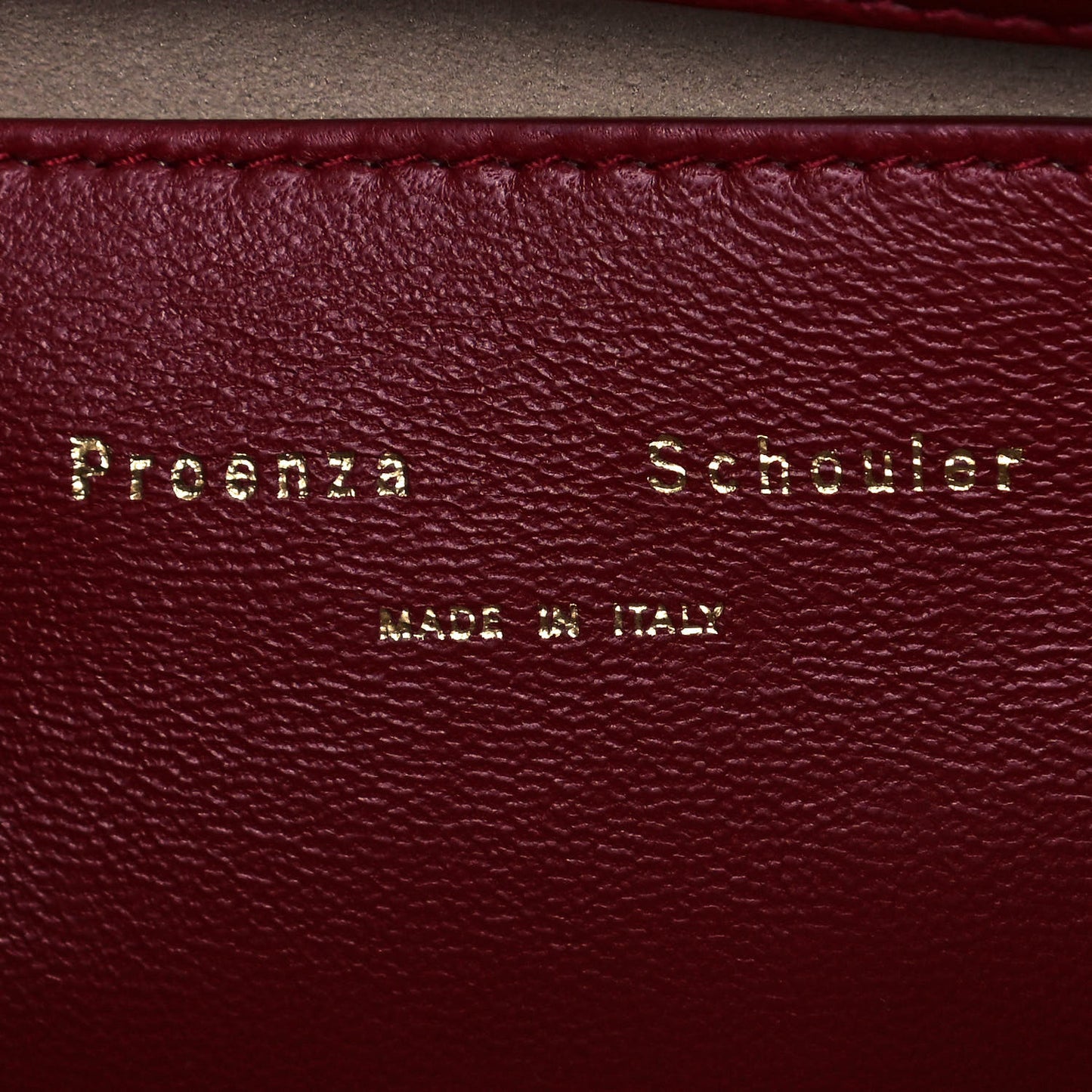 Lambskin Puffy Chain Tobo Bag Red