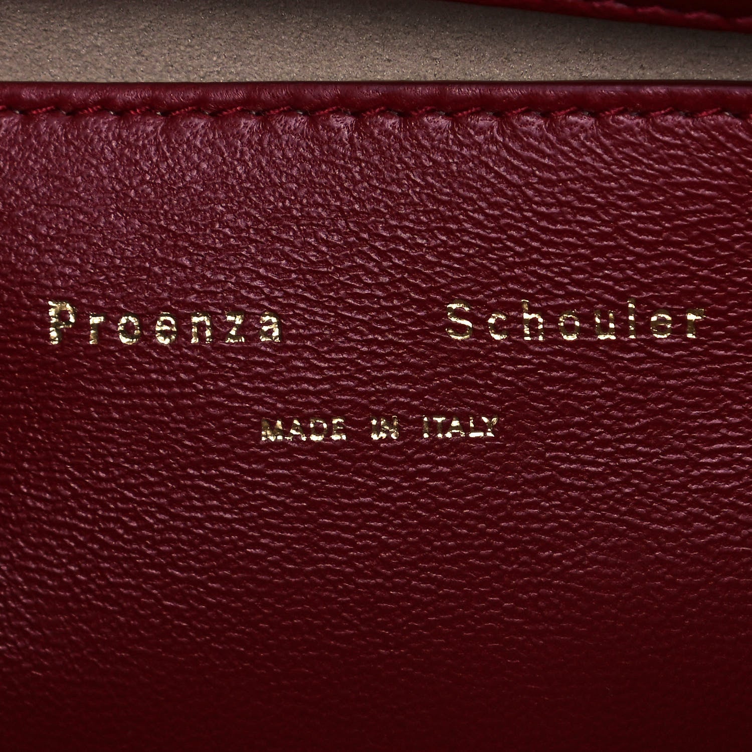 Proenza Schouler Lambskin Puffy Chain Tobo Bag Red 6 of 13