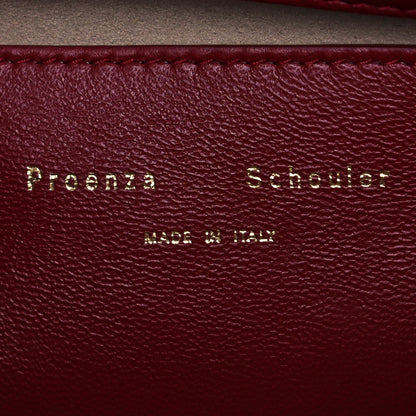 Proenza Schouler Lambskin Puffy Chain Tobo Bag Red 6 of 13