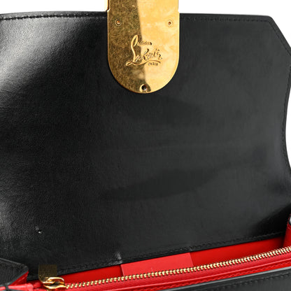 Christian Louboutin Calfskin Large Elisa Shoulder Bag Black 12 of 18