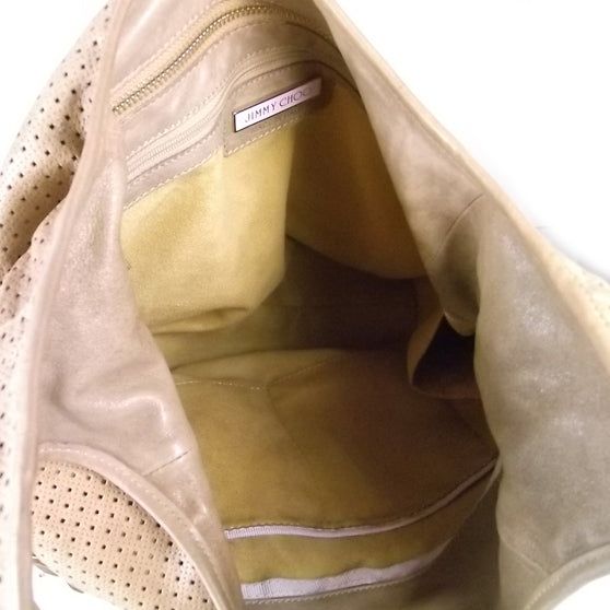 Leather Perforated Bardia Shoulder Bag