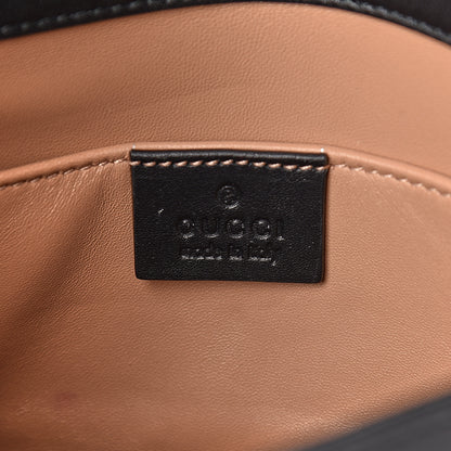 Gucci Nappa Sylvie Web Tiger Broadway Shoulder Bag Black 6 of 15