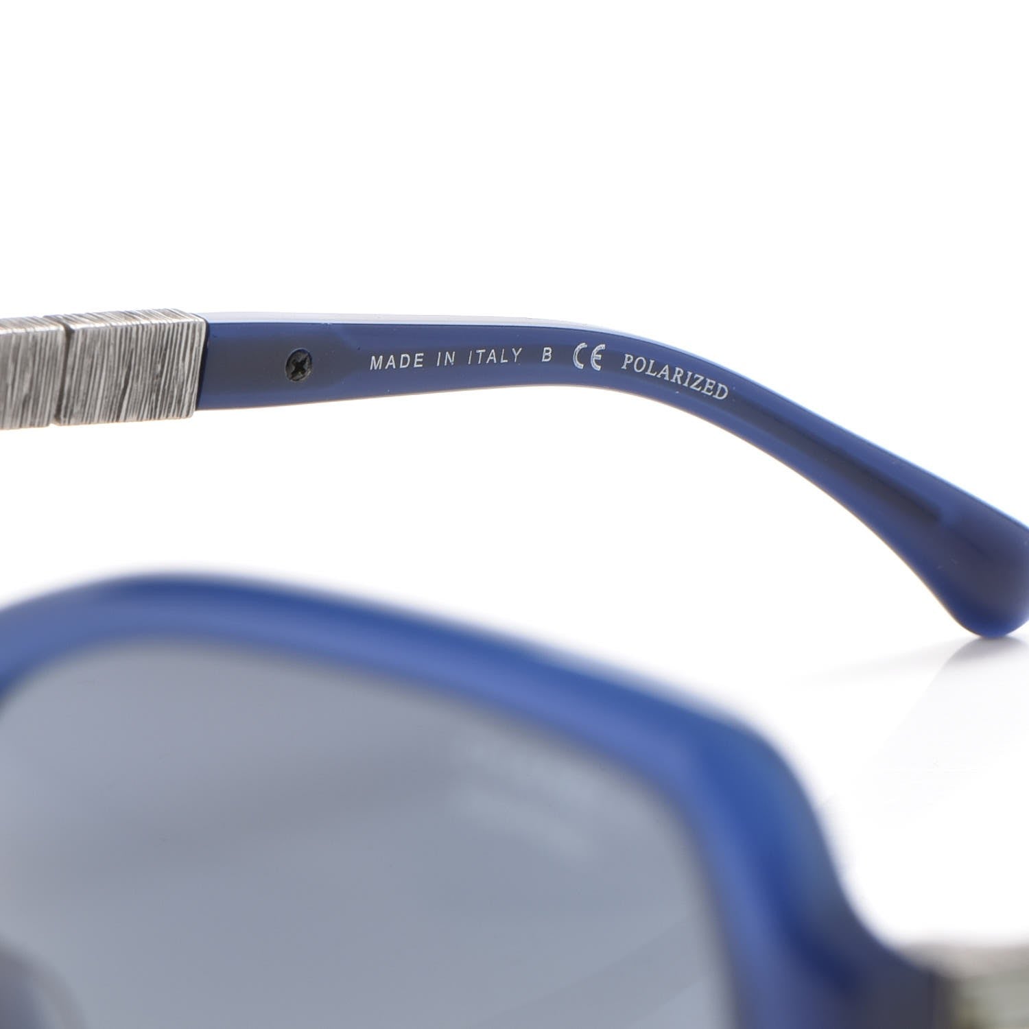 Chanel Baguette Crystal Polarized Square Sunglasses 5308-B Blue 5 of 7