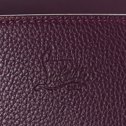 Christian Louboutin CHRISTIAN LOUBOUTIN Calfskin Spikes Loubinthesky Paloma Clutch Merlot 8 of 11