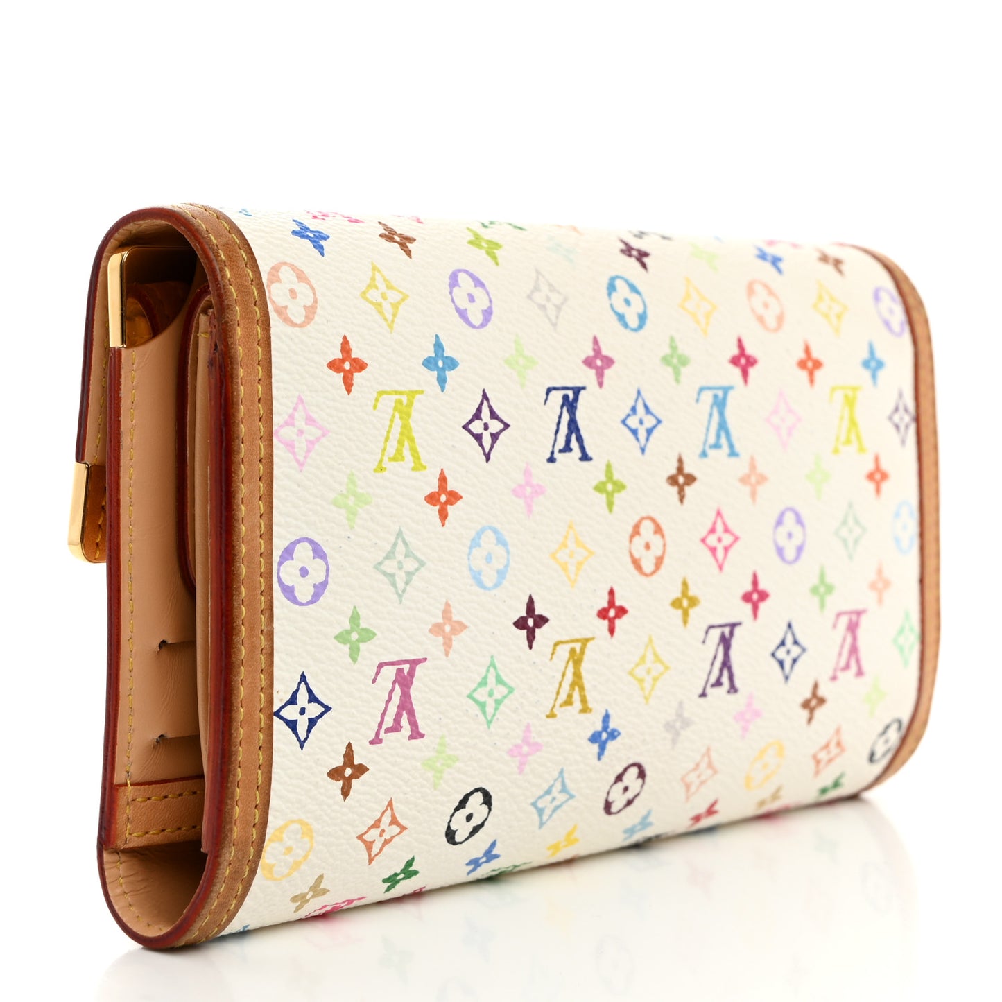 Monogram Multicolor Porte Tresor International Wallet White