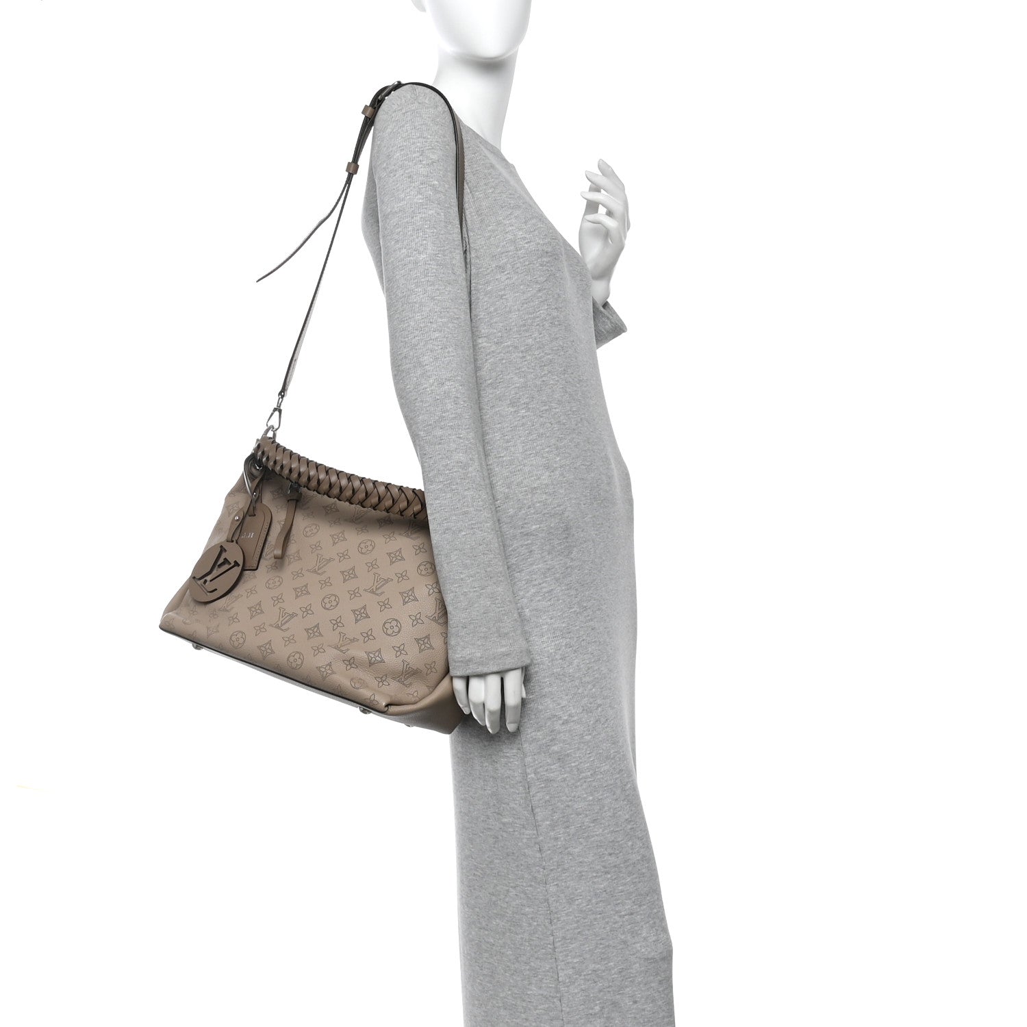 Louis Vuitton Mahina Beaubourg Hobo MM Galet 2 of 11