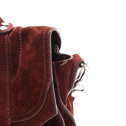 Proenza Schouler Suede Medium PS1 Satchel Oxblood 12 of 14