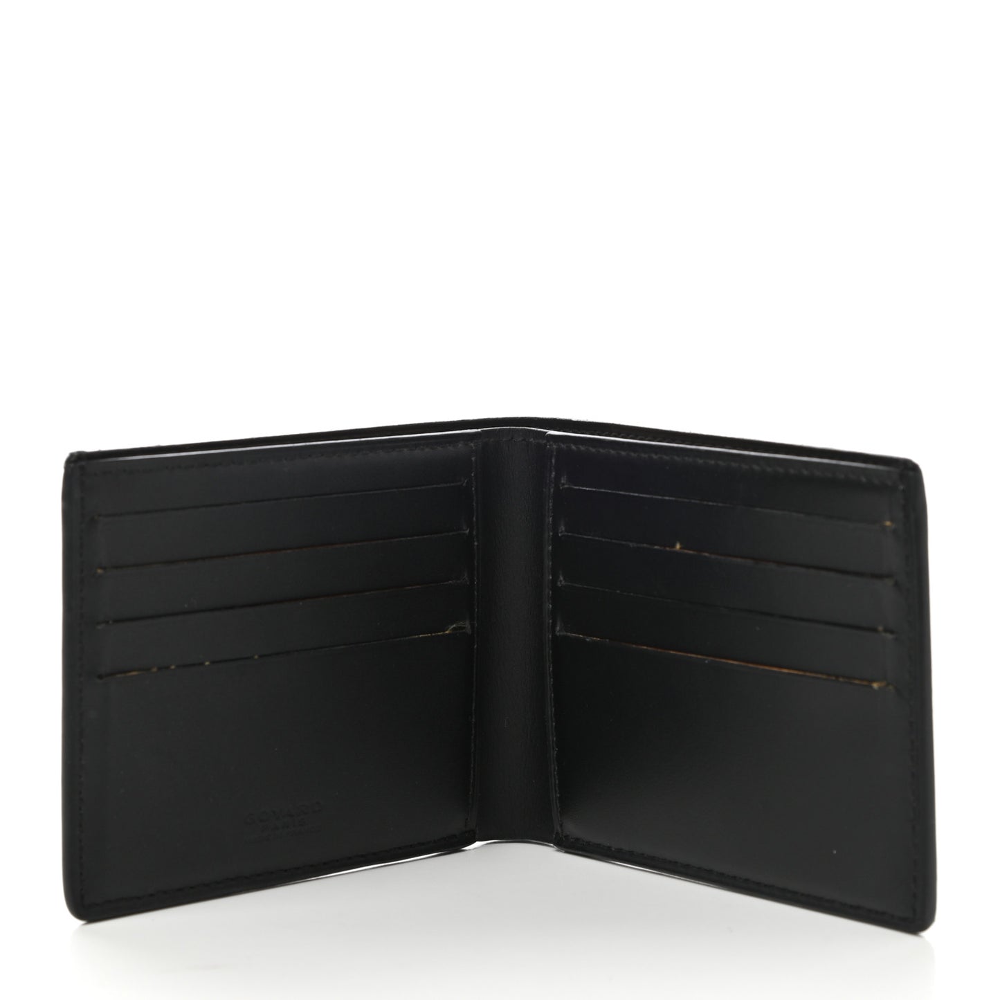 Goyardine Bi-Fold Victoire PM Wallet Black