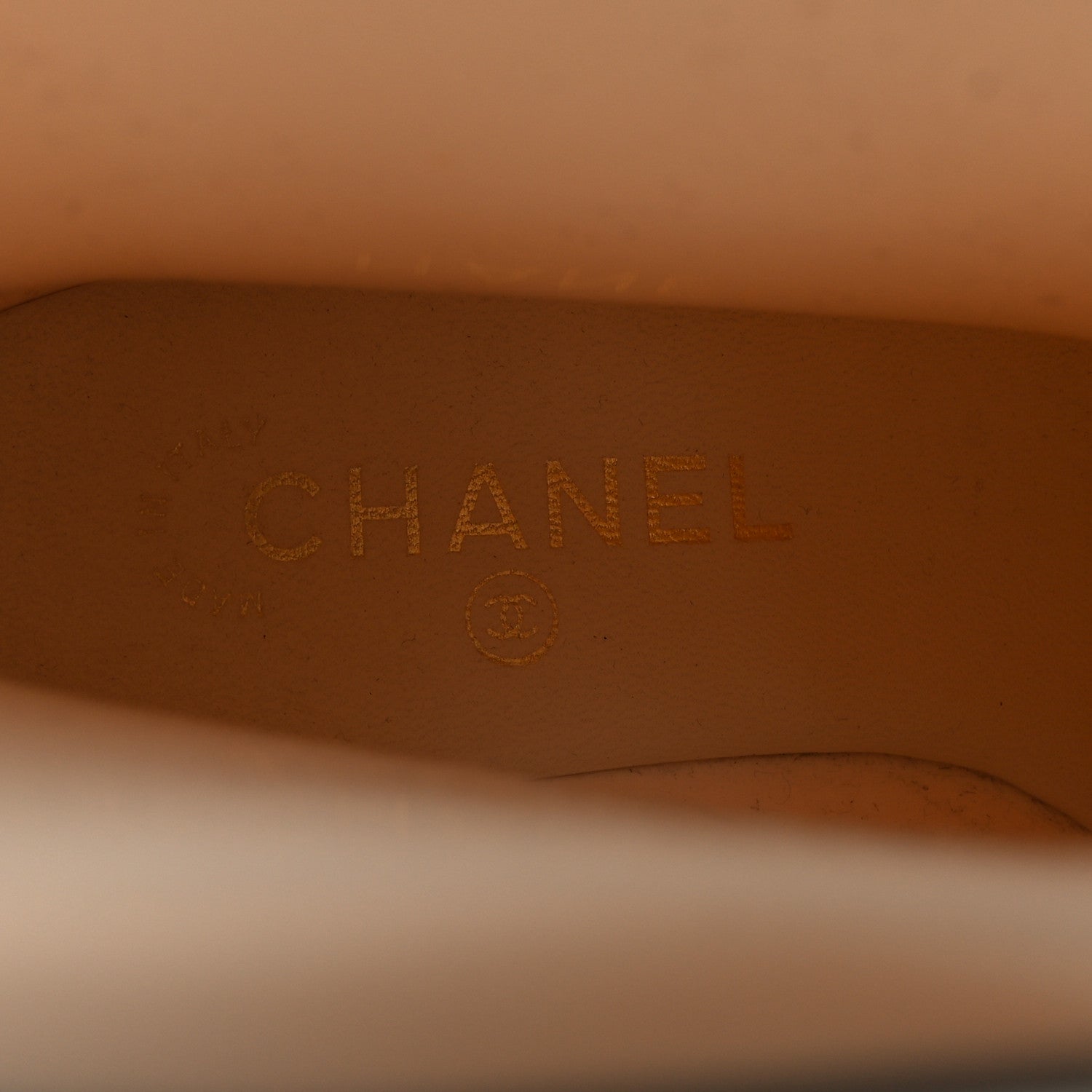 Chanel Rubber Rain Boots 36 Ivory Black 8 of 10