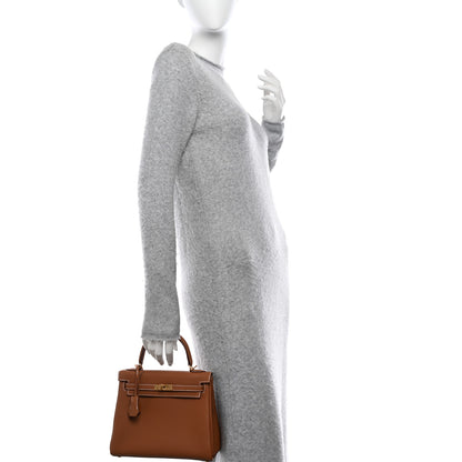 Hermes Togo Kelly Retourne 25 Gold 2 of 10
