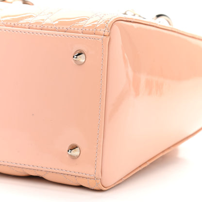Christian Dior Patent Cannage Medium Lady Dior Light Pink 10 of 11