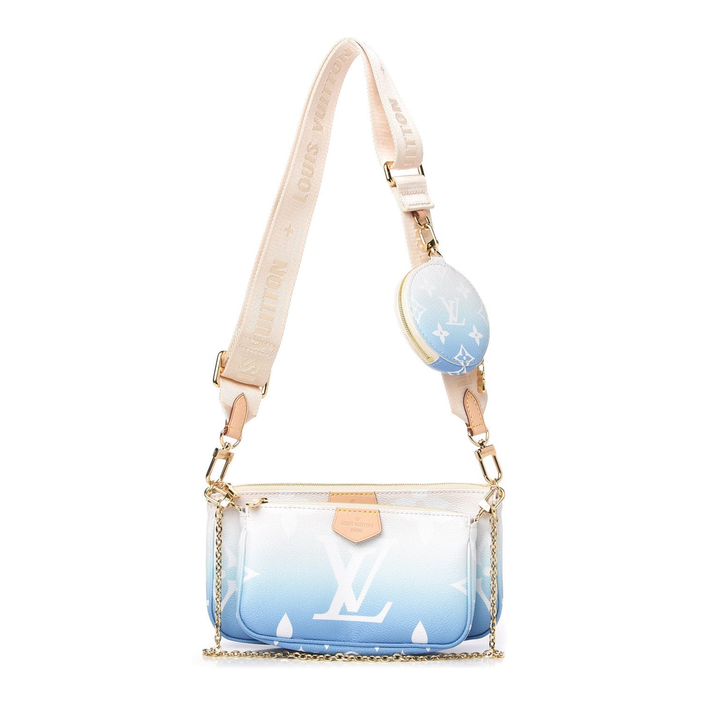 Monogram Giant By The Pool Multi Pochette Accessories Blue