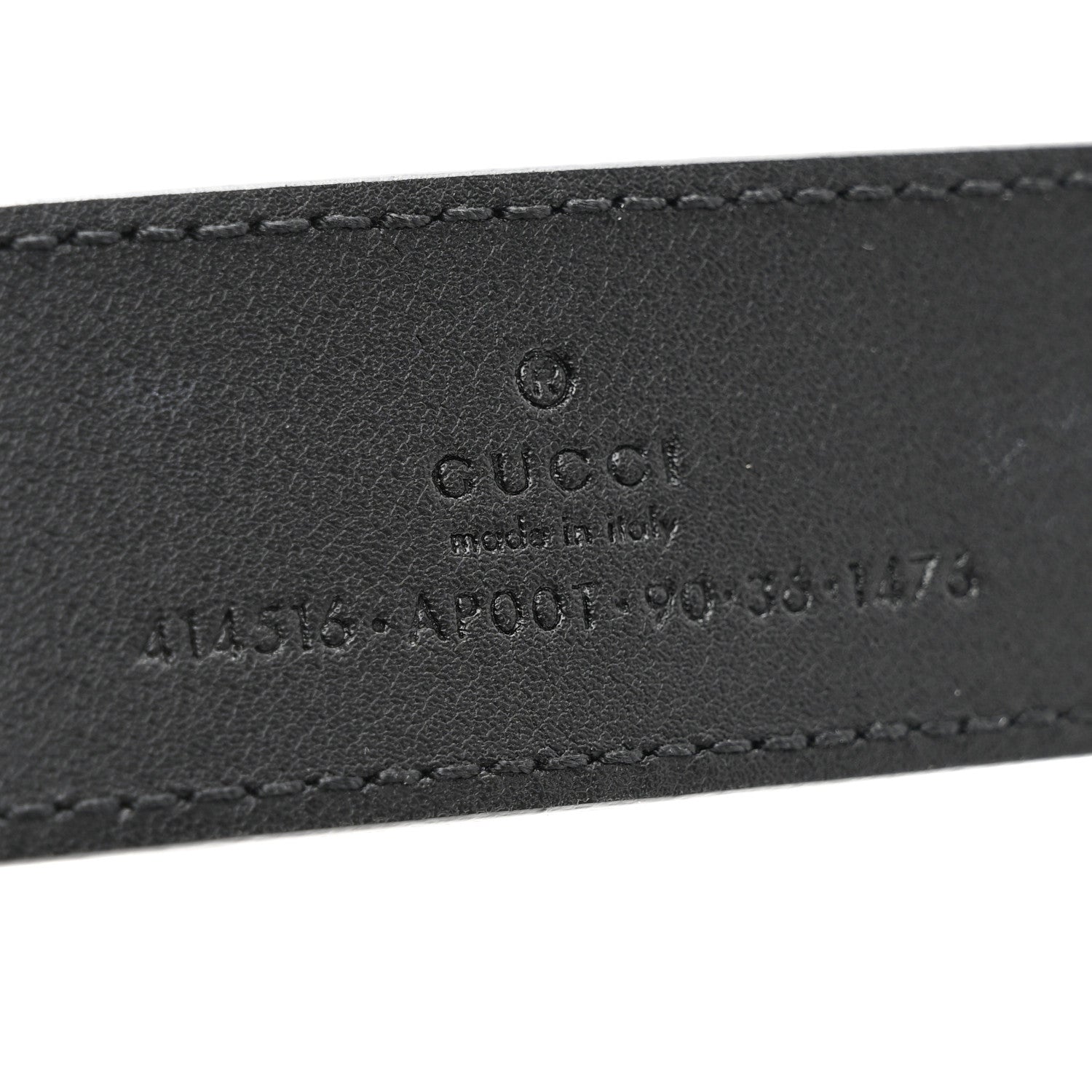 Gucci Calfskin Double G 30mm Belt 90 36 Black 3 of 6