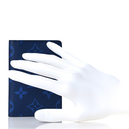 Louis Vuitton Taigarama Pocket Organizer NM Cobalt 2 of 9