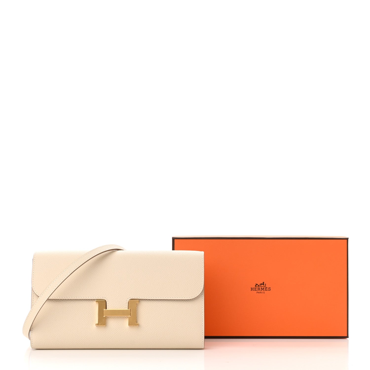 Hermes Epsom Constance Long To Go Wallet Craie 9 of 9