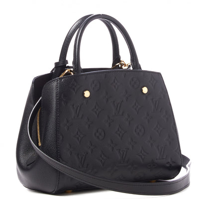Louis Vuitton Empreinte Montaigne BB Black 2 of 7