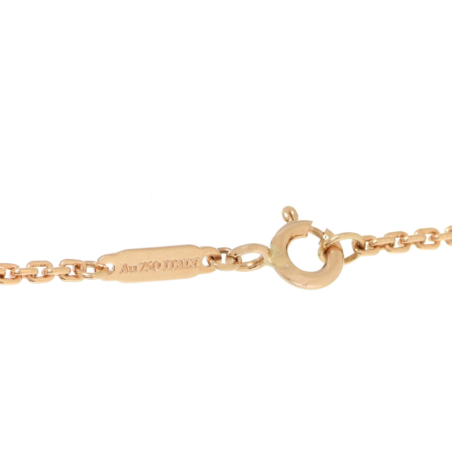 Tiffany 18K Yellow Gold Diamond T T1 Circle Pendant Necklace 4 of 5