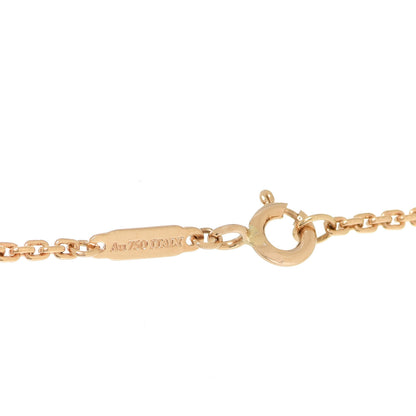 Tiffany 18K Yellow Gold Diamond T T1 Circle Pendant Necklace 4 of 5