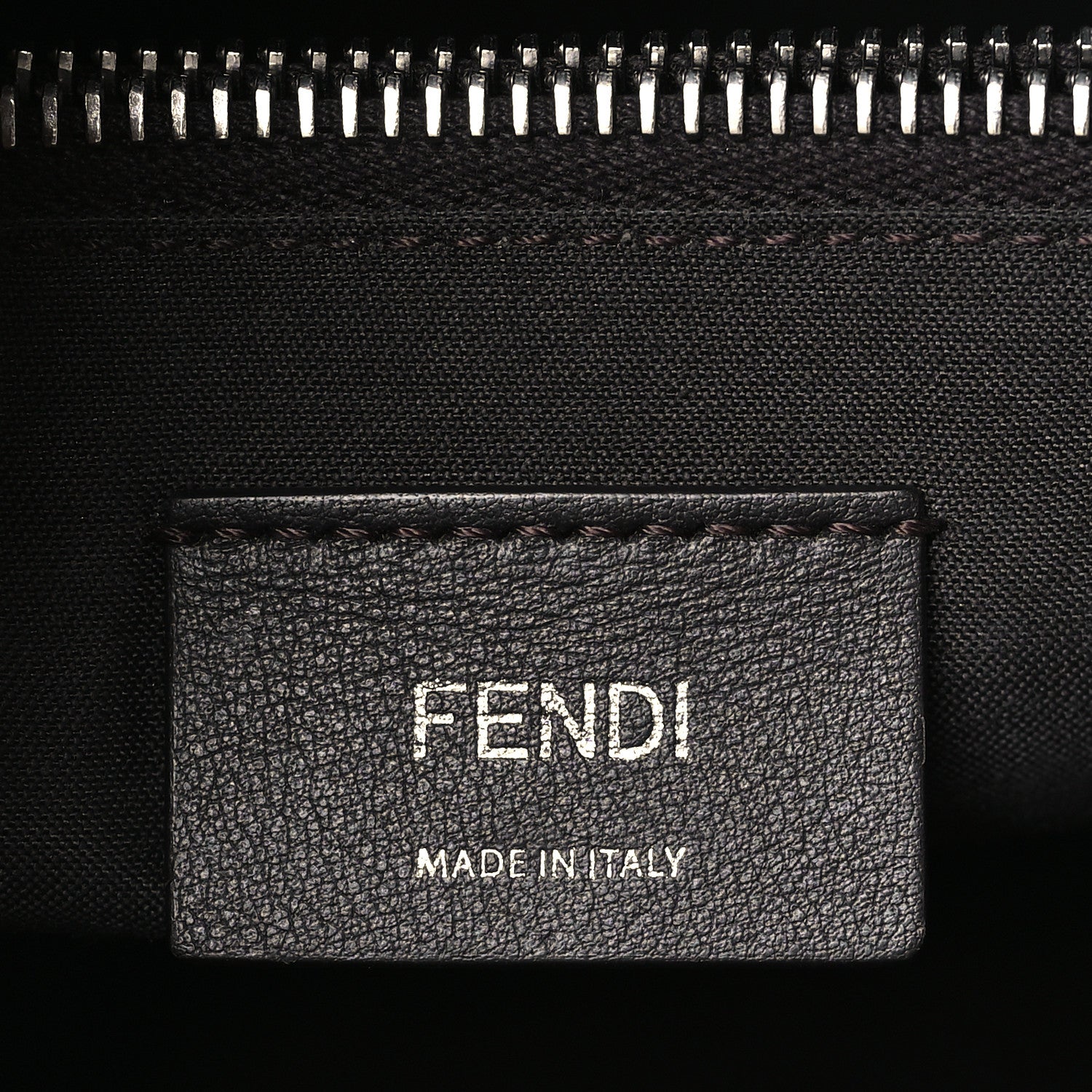 Fendi Vitello King Logo Embossed Medium By The Way Boston Bag Cuoio 6 of 9