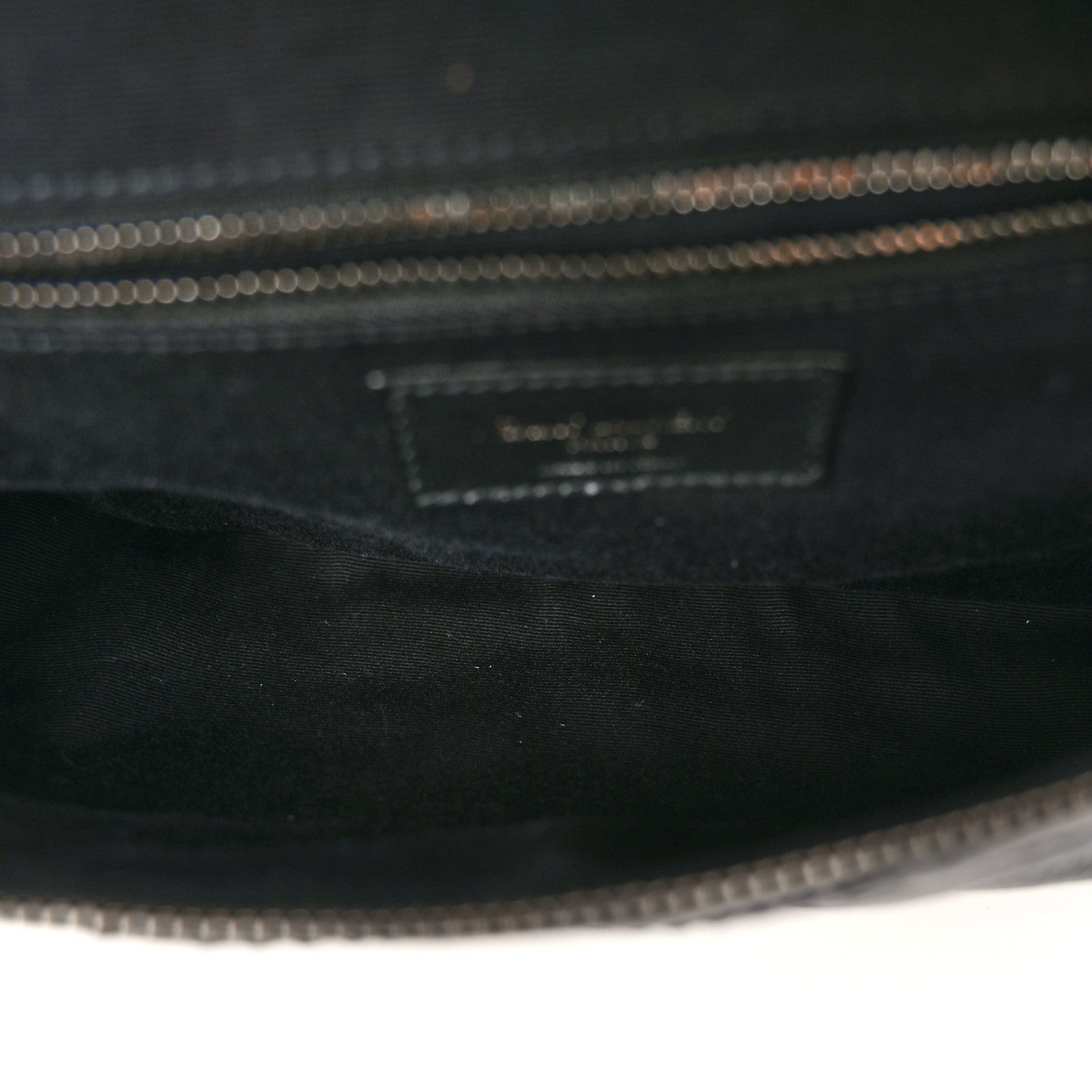 Saint Laurent Crinkled Calfskin Matelasse Monogram Niki Body Bag Black 5 of 11
