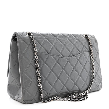 Chanel Aged Calfskin Quilted 2.55 Reissue 227 Flap Grey 3 of 13