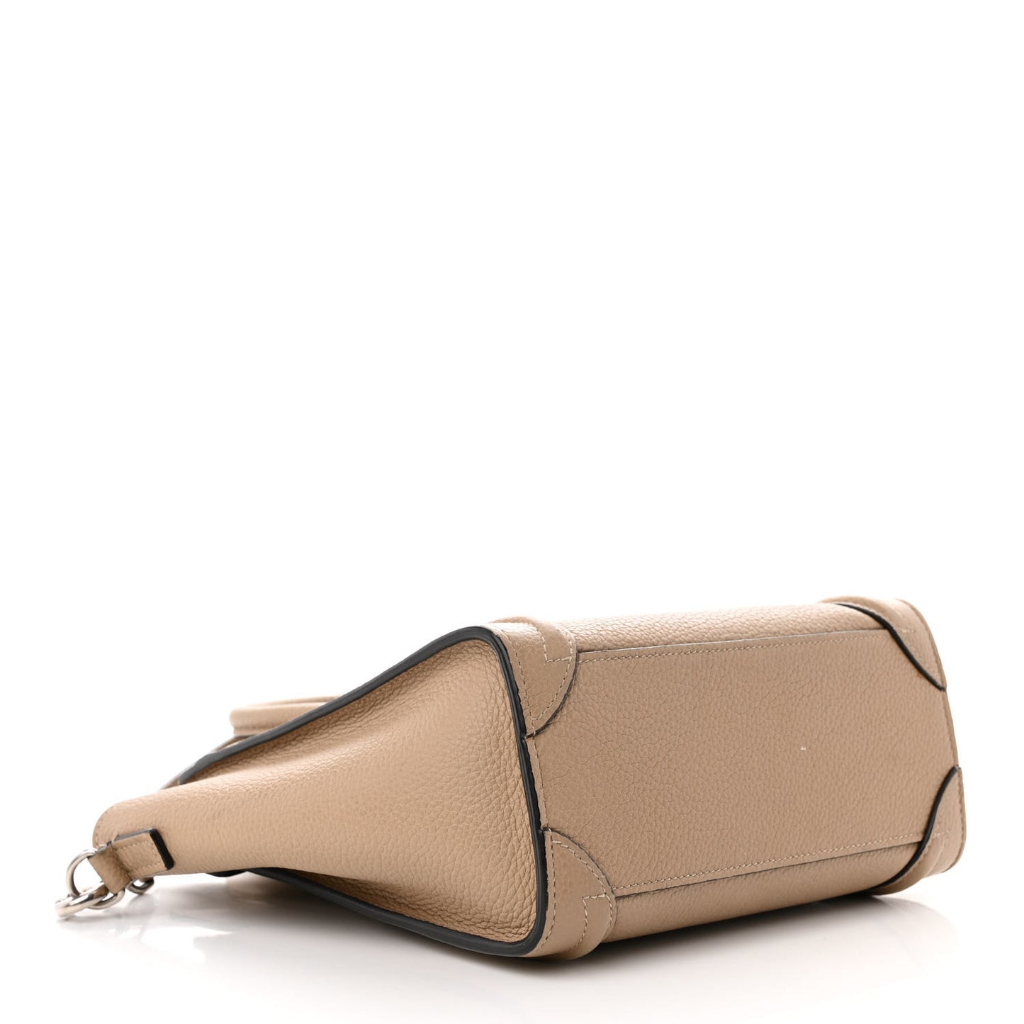 Drummed Calfskin Nano Luggage Dune