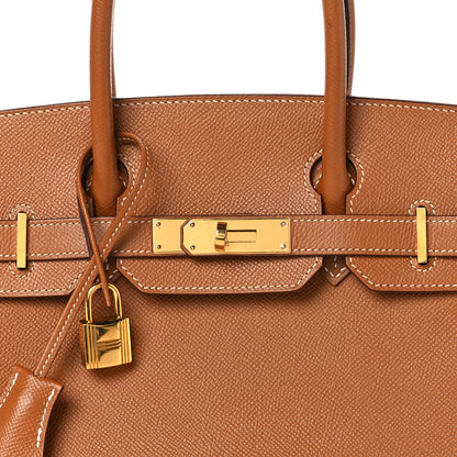Hermes Epsom Birkin 30 Gold 7 of 14