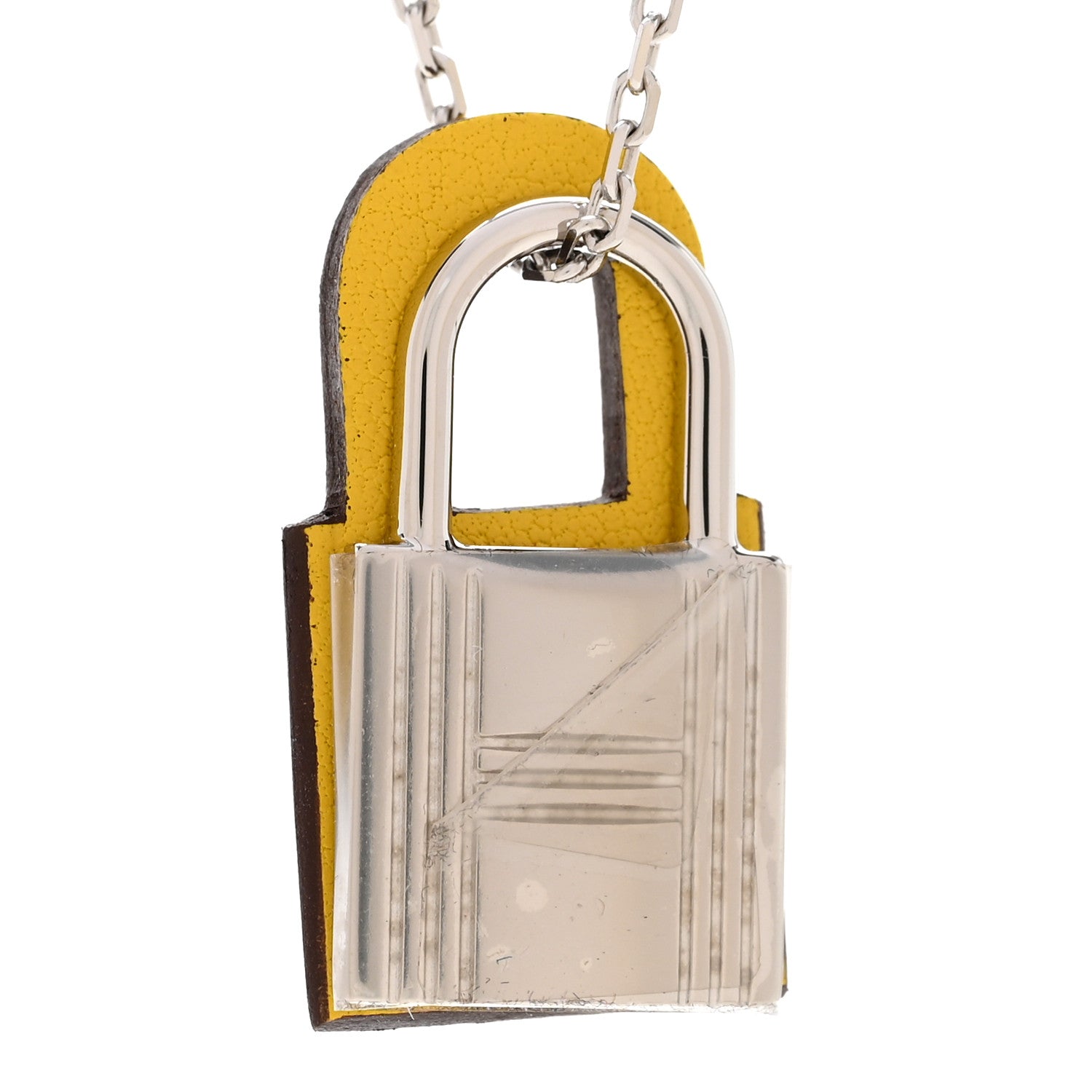 Hermes Swift Small O'Kelly Pendant Necklace  Jaune Ambre 4 of 8