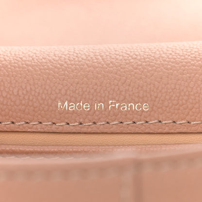 Delvaux Grained Calfskin Mini Brillant Satchel Nude 7 of 9