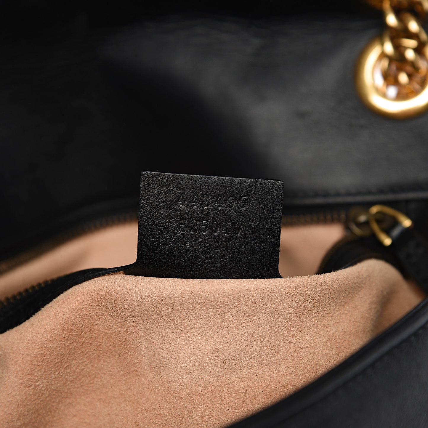 Calfskin Matelasse Medium GG Marmont Shoulder Bag Black