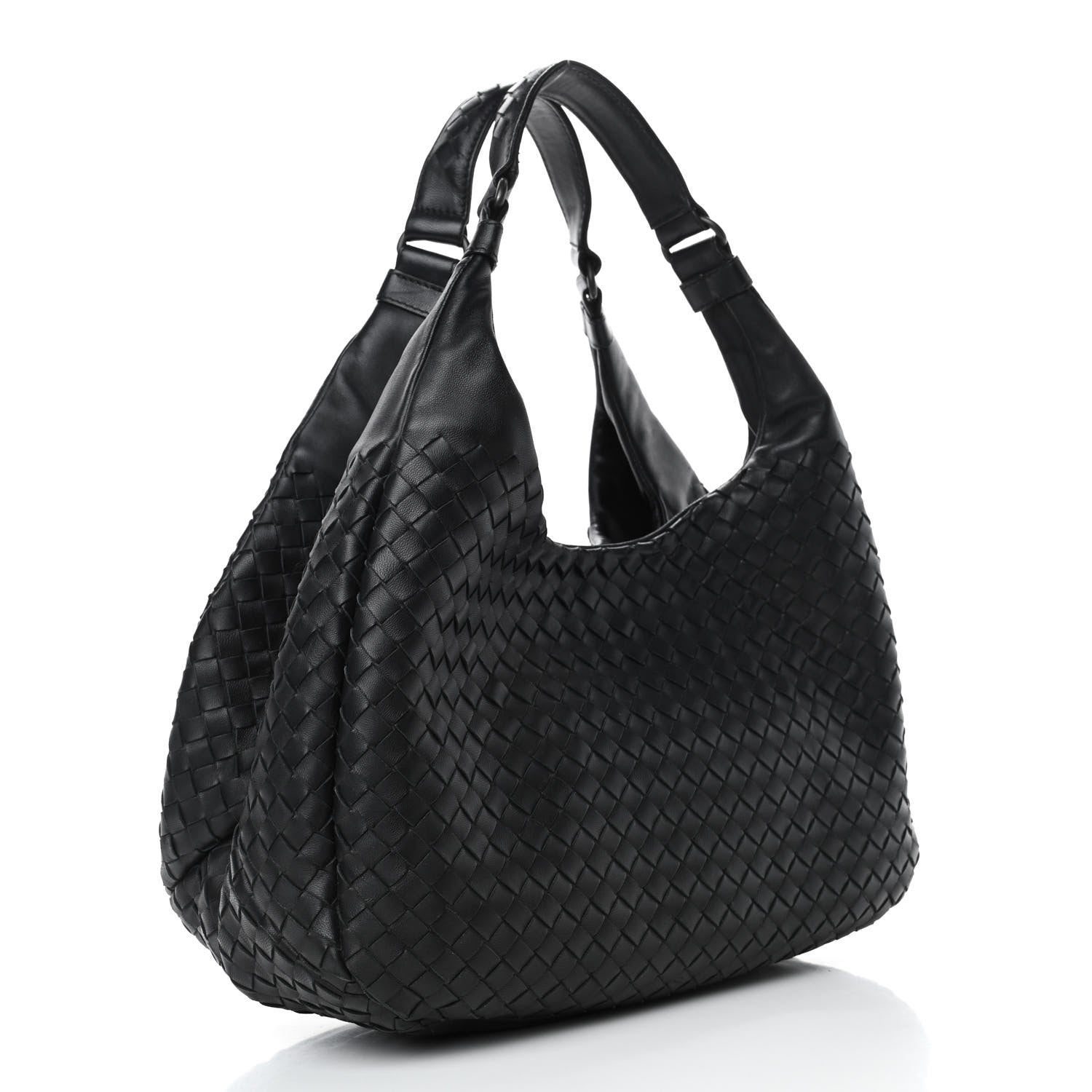 Bottega Veneta Nappa Intrecciato Medium Campana Hobo Black 2 of 4