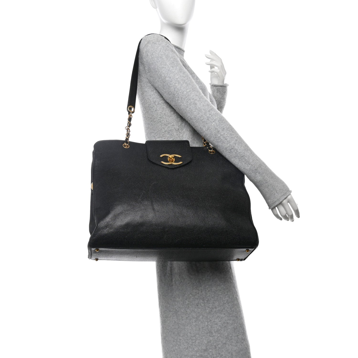 Chanel Lambskin Quilted Small Metal Top Handle Flap Black 3 of 11