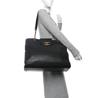 Chanel Lambskin Quilted Small Metal Top Handle Flap Black 3 of 11