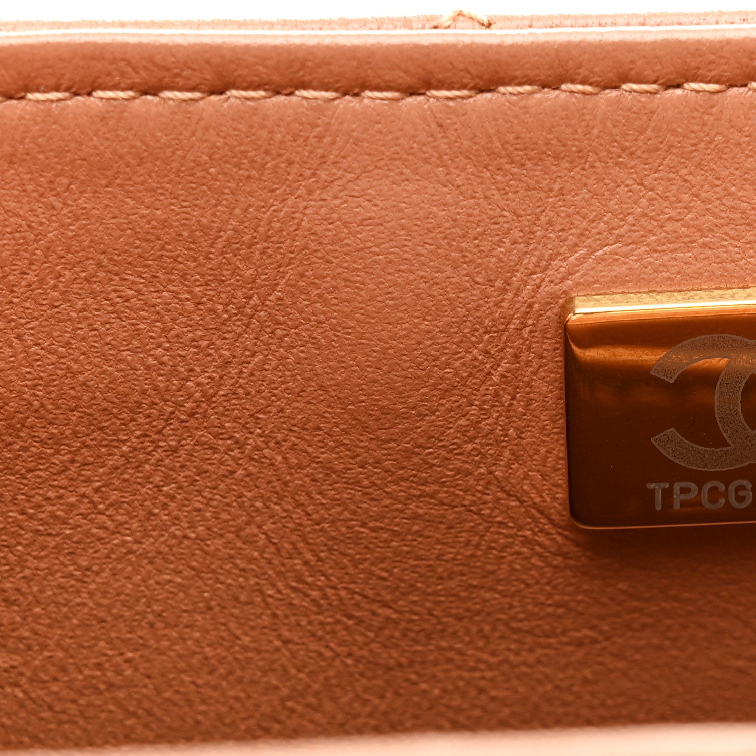 Chanel Lambskin Quilted Mini Rectangular Flap Brown 7 of 11