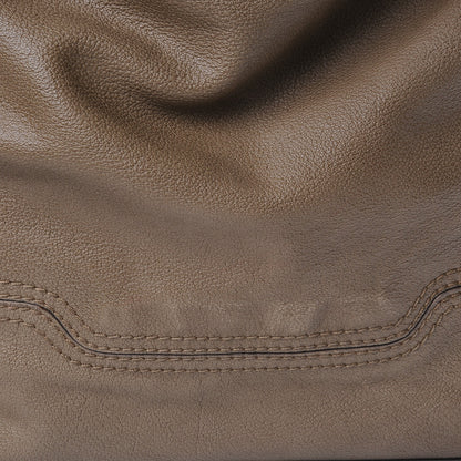 Burberry Grainy Calfskin Chain Hobo Taupe 12 of 18